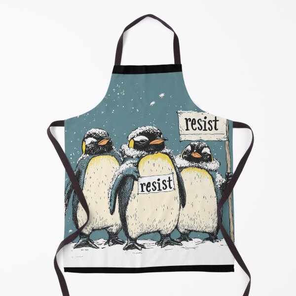Item preview, Penguins Protest Against Tariffs Funny Penguin Tariff designed and sold by Erniverse.
