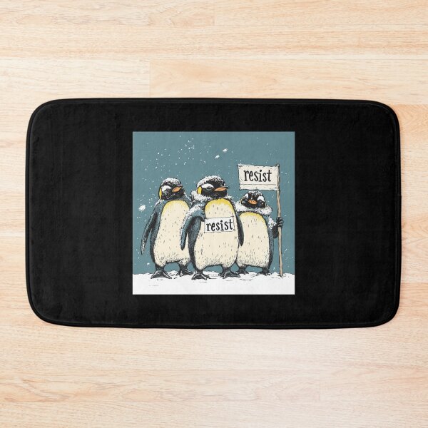 Item preview, Penguins Protest Against Tariffs Funny Penguin Tariff designed and sold by Erniverse.