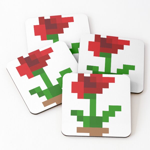Item preview, Minecraft Rose: Pixel Beauty for Your Cubic Garden designed and sold by Polarisofficial.