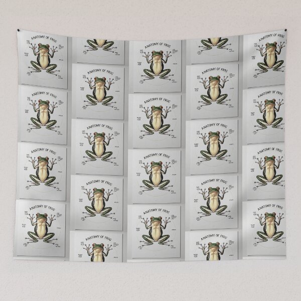 Item preview, Anatomy of a Frog designed and sold by Vintage Designs +.