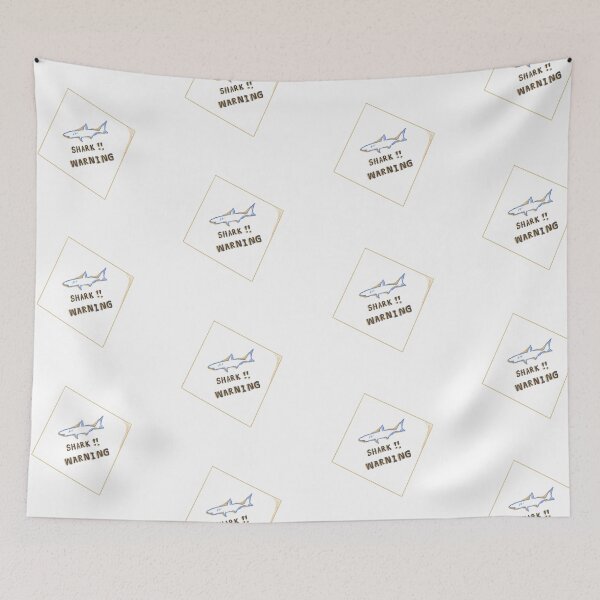 Item preview, Shark warning Sign designed and sold by tnthisshop.