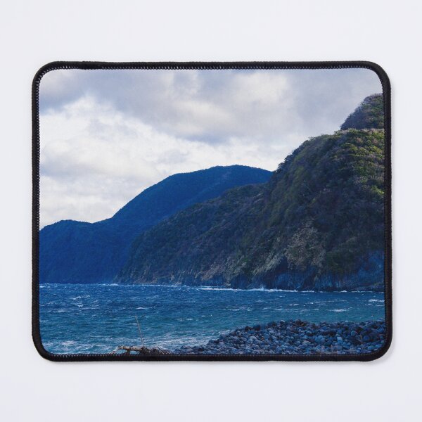 Item preview, Sunlight Breaking Through Storm Clouds, Illuminating a Forested Headland designed and sold by Pix4Japan.