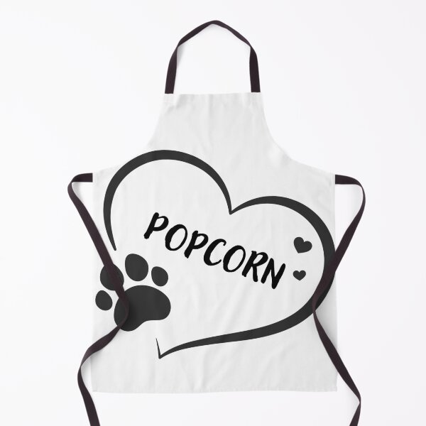 Artikelvorschau, Popcorn in a heart with a paw, great gift for dog or cat owners entworfen und verkauft von OCS1337.