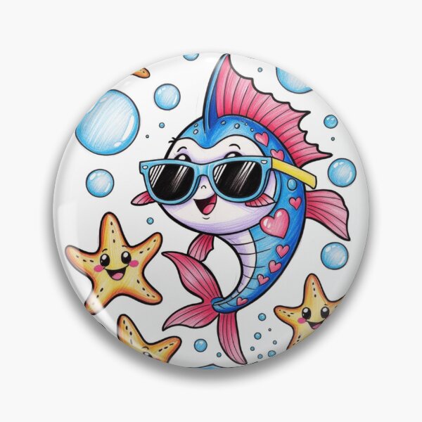 Item preview, Cool Swordfish designed and sold by PinkiPop Studio.