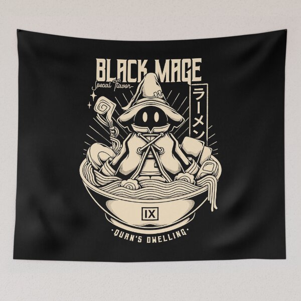 Item preview, Black Mage Ramen designed and sold by AlundrART.