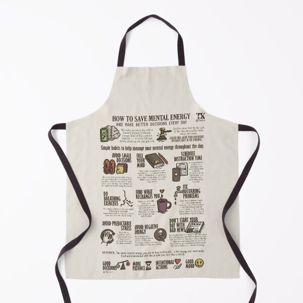 Item preview, How to Save Mental Energy and Make Better Decisions (TKsuited) designed and sold by TKsuited.