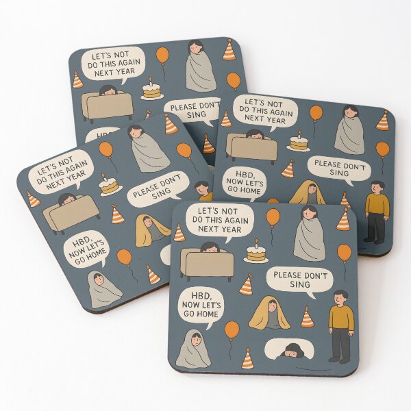 Item preview, Celebrating an Introvert's Birthday designed and sold by SparkSpiral.