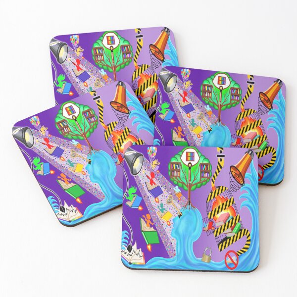 Item preview, Library Bands Together to Unban Our Books! designed and sold by Deborah Camp.