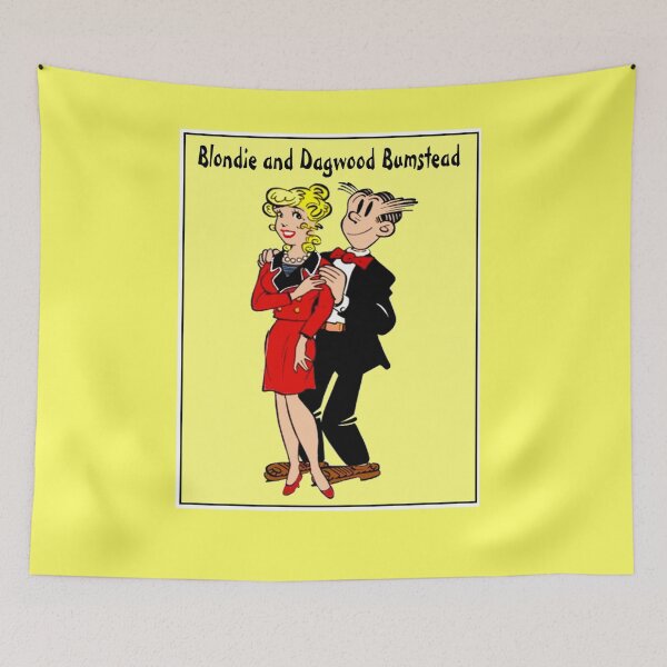 Item preview, Blondie and Dagwood Bumstead Vintage Restored Comic Strip Print designed and sold by posterbobs.