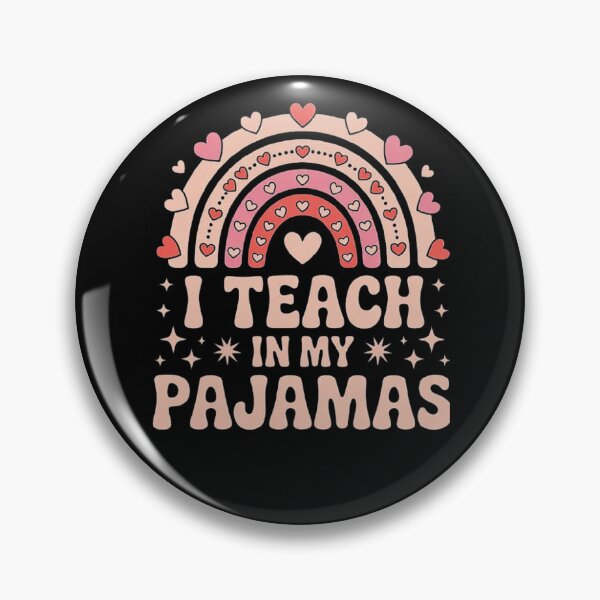 Item preview, Funny Teacher Design - Teaching in Pajamas with Love designed and sold by love3617.