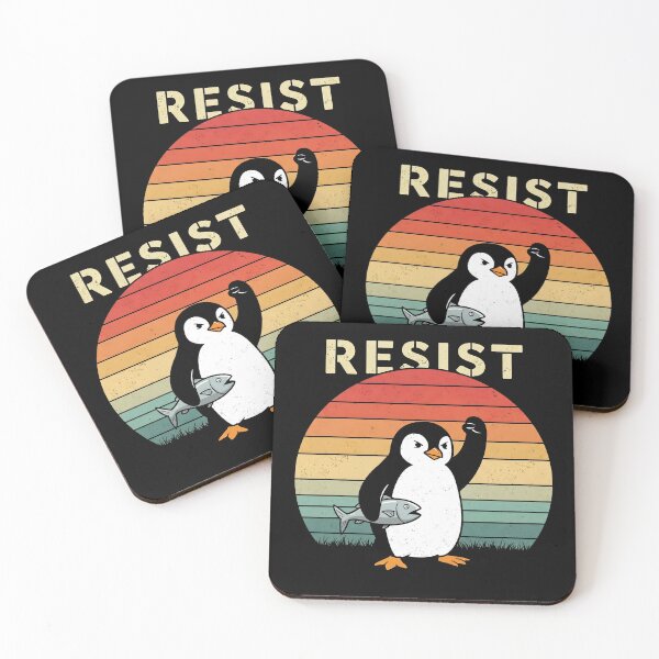 Item preview, Resist-Penguin designed and sold by svarupa.