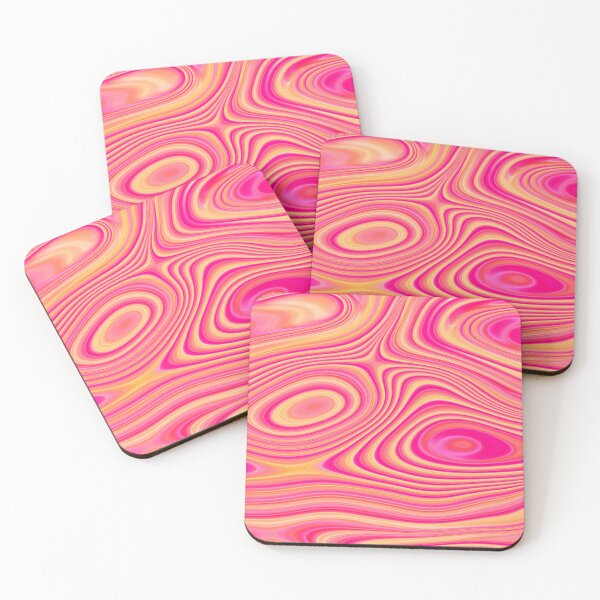 Item preview, Pink and Yellow Abstract blobs - Summer vibes designed and sold by CreaTwinkles.