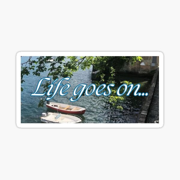 Item preview, Aesthetic Summer "Life Goes On" designed and sold by liayuglyart.