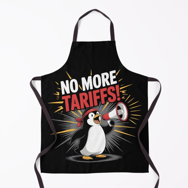 Item preview, Penguins Protest Against Tariffs Funny Penguin Tariff designed and sold by AniArtPL.
