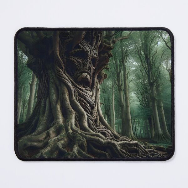 Item preview, Ancient Tree with Face Formation designed and sold by PandaTShirtShop.
