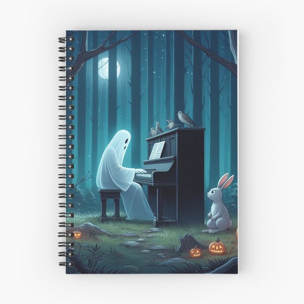 Item preview, cute ghost and white rabbit designed and sold by Dogandesighn.