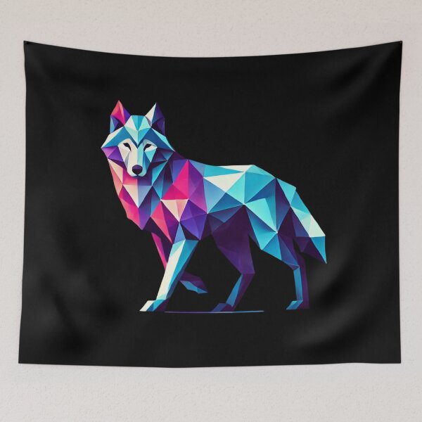 Item preview, Cool Shaped Wolf  designed and sold by Planetporridge.