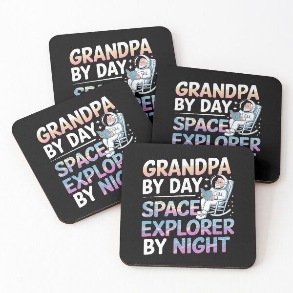 Item preview, Grandpa by Day, Space Explorer by Night – Sci-Fi Adventure Design designed and sold by MagicWander.