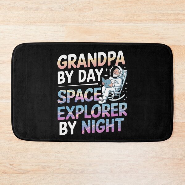 Item preview, Grandpa by Day, Space Explorer by Night – Sci-Fi Adventure Design designed and sold by MagicWander.