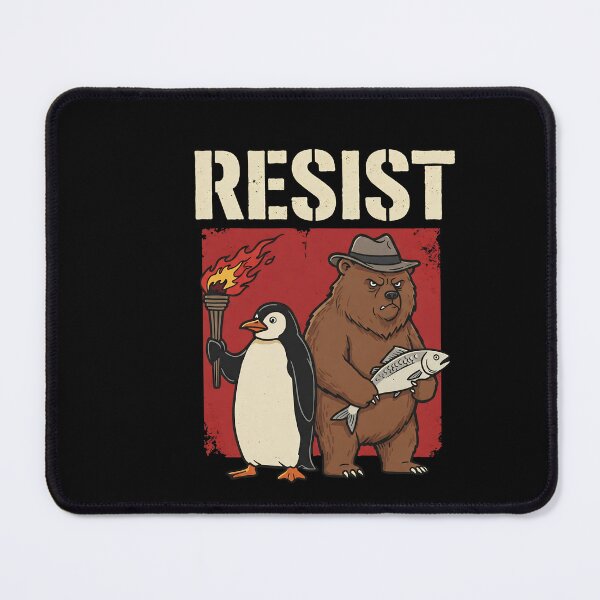 Item preview, Resist-Penguin And Bear designed and sold by svarupa.