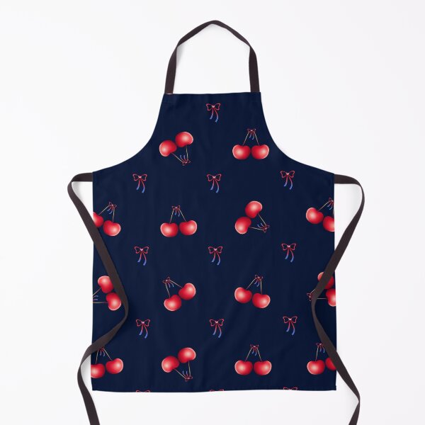 Item preview, Cherry Ribbon | Cherry Pattern | Pattern Blue Ver. designed and sold by I'mGigi.