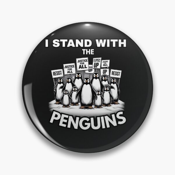 Item preview, I stand with the penguins designed and sold by zingbing.