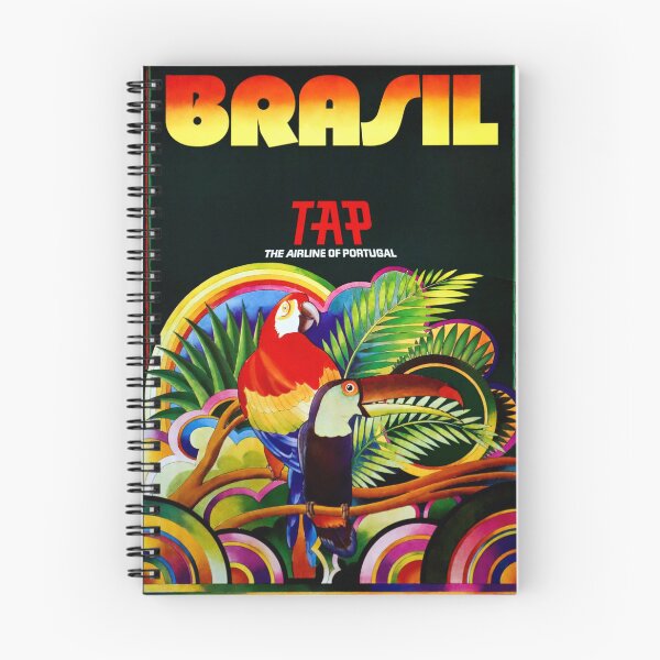 Item preview, Ilustración de póster vintage de la aerolínea portuguesa TAP - Brasil designed and sold by TheYeahStore.