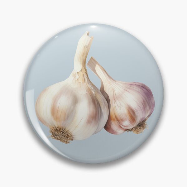 Item preview, Two White Garlic Bulbs designed and sold by Violet Peonies.