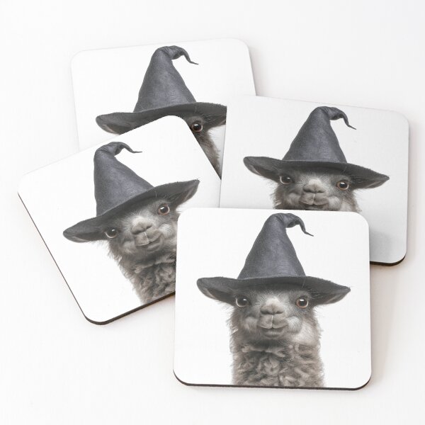 Item preview, Alpaca Wearing Halloween Witch Hat designed and sold by LazyOwlStore.