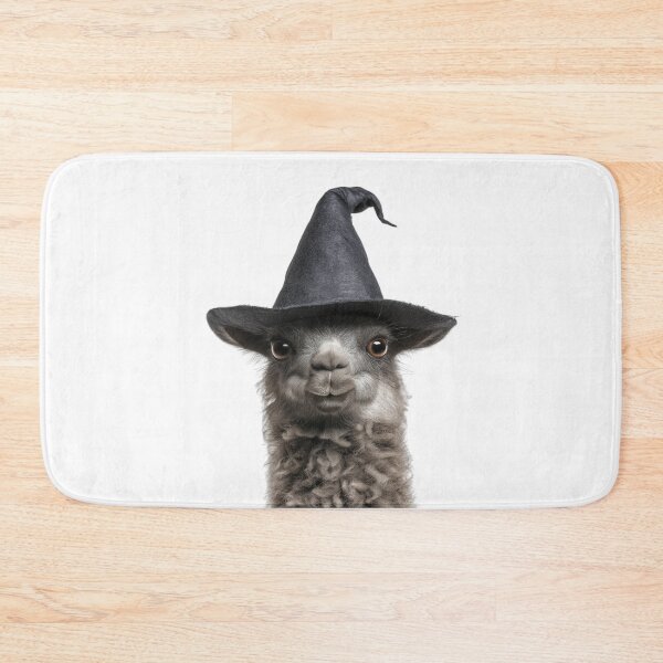 Item preview, Alpaca Wearing Halloween Witch Hat designed and sold by LazyOwlStore.