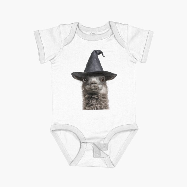 Artikel-Vorschau von Alpaka mit Halloween-Hexenhut, designt und verkauft von LazyOwlStore.
