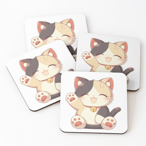 Item preview, Kawaii Maneki-neko 'beckoning cat' designed and sold by MendaciousMina.