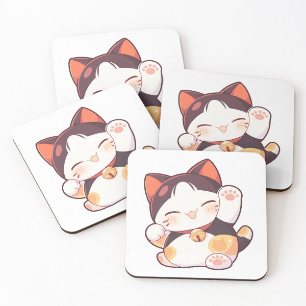 Item preview, Kawaii Maneki-neko 'beckoning cat' designed and sold by MendaciousMina.
