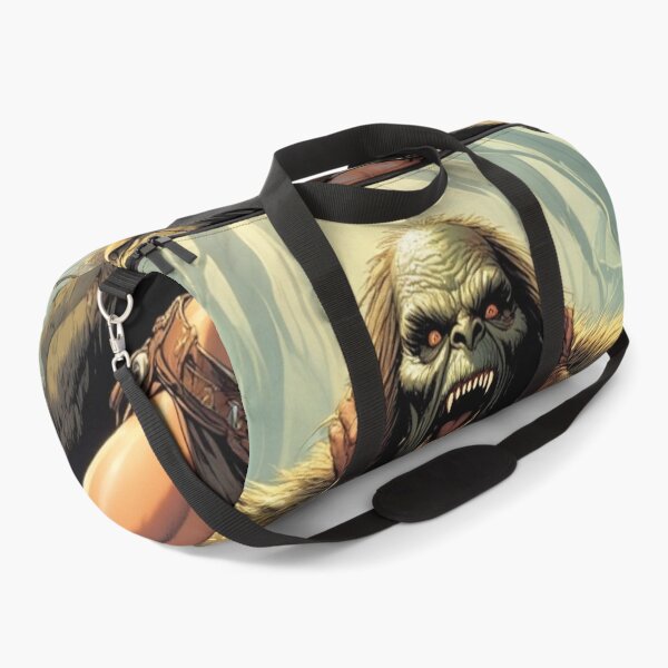 Item preview, Evil Howler of the Pit Hunter Native American woman fantasy art graphic comic book illustration art designed and sold by Vintage Designs +.