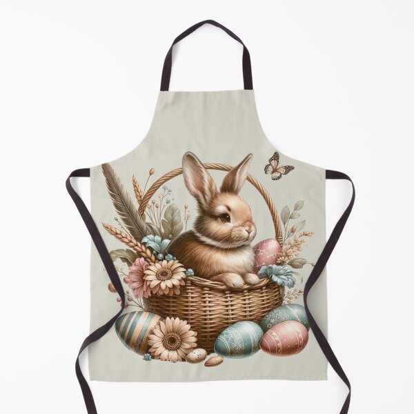 Item preview, Vintage basket, Easter eggs,Easter bunny, flowers, butterfly, pastell, romantic designed and sold by Coolparrotgirl.