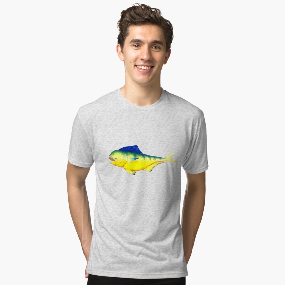 Vista previa del artículo con la obra «Camiseta de tejido mixto», diseñado y vendido por garyboswellart.