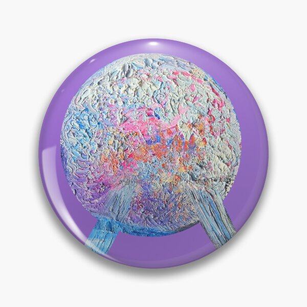 Item preview, EXTRA Saturation - Textured Epcot Oil Painting (Spaceship Earth) designed and sold by larrypnts.