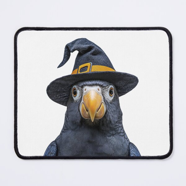 Item preview, Parrot bird Wearing Halloween Witch Hat designed and sold by LazyOwlStore.