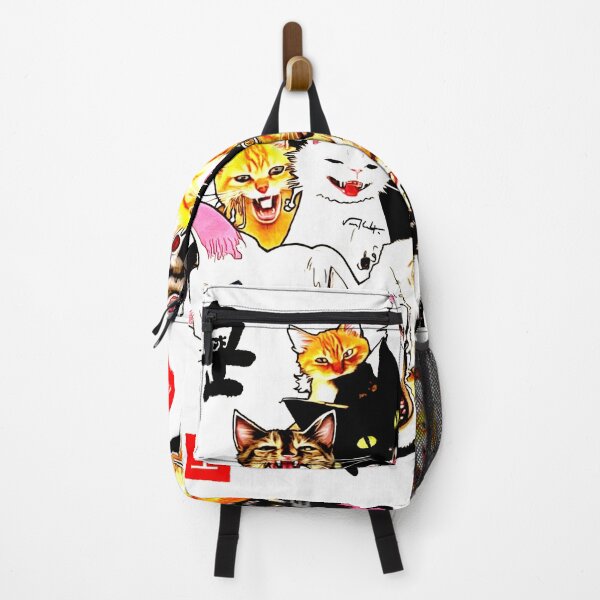 Item preview, Crazy cute funny cats in japan style manga anime ink drawing designed and sold by VonKalt.