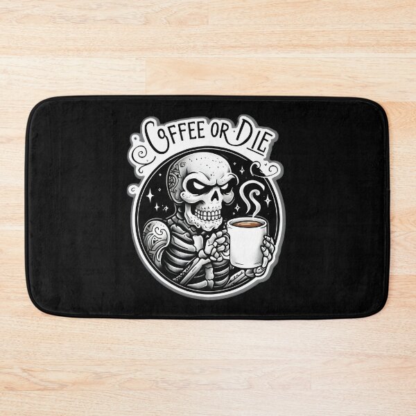 Item preview, Coffee and skull/Coffee or Die designed and sold by PrettyDecor.