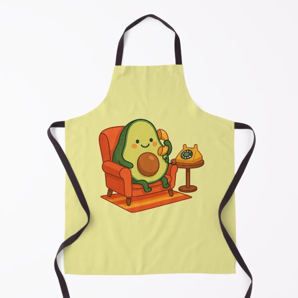 Item preview, Talking Avocado on Retro Couch designed and sold by GinColorist.