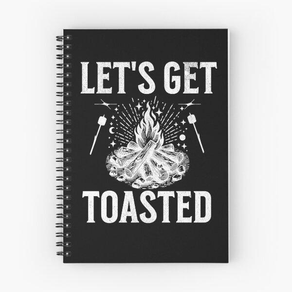 Item preview, Let's Get Toasted Bonfire Marshmallow Camping designed and sold by BlueLightStore.