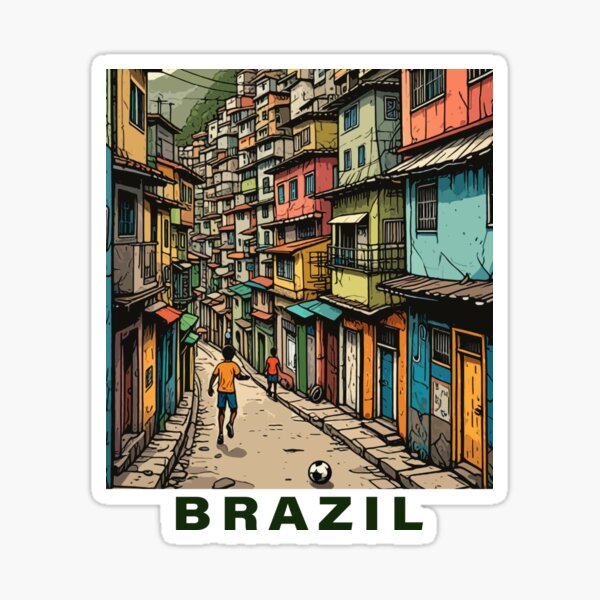 Item preview, Brazil Favela designed and sold by RetroTraveler.