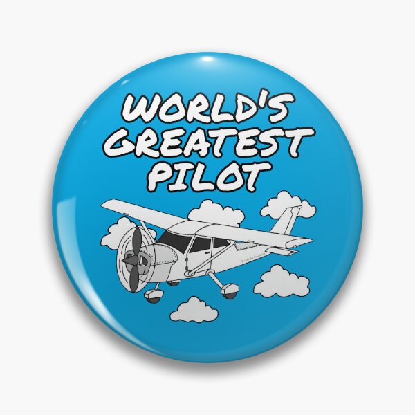 Item preview, World's Greatest Pilot, Plane Aviation Enthusiast Funny designed and sold by doodlerob.