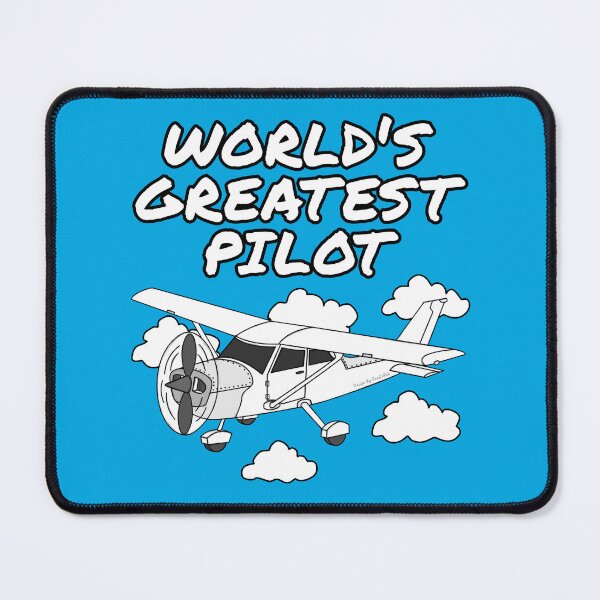 Item preview, World's Greatest Pilot, Plane Aviation Enthusiast Funny designed and sold by doodlerob.