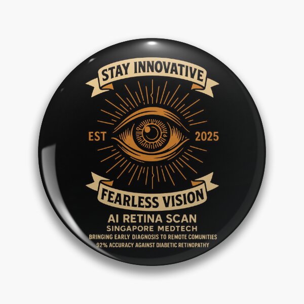 Item preview, Fearless Vision: AI Retina Scan Innovation designed and sold by zzz888.