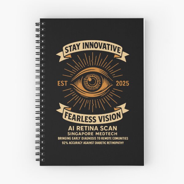 Item preview, Fearless Vision: AI Retina Scan Innovation designed and sold by zzz888.