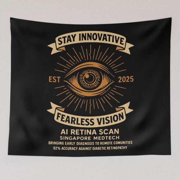 Item preview, Fearless Vision: AI Retina Scan Innovation designed and sold by zzz888.