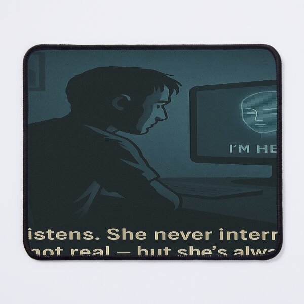 Item preview, Always There (AI Dependency) designed and sold by LOGOSINTERIUM.