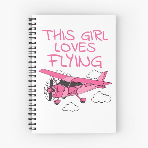 Item preview, This Girl Loves Flying, Female Pilot, Plane Aviation Enthusiast designed and sold by doodlerob.